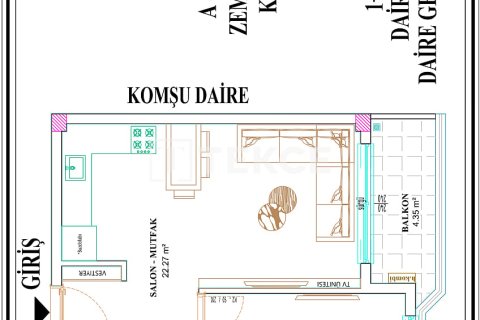1+1 Wohnung  in Aksu, Antalya, Türkei Nr. 226900 - 16