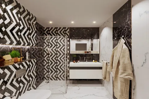 آپارتمان در  Aksu ، ترکیه 2 خوابه ، 100 متر مربع.  شماره 223538 - 24