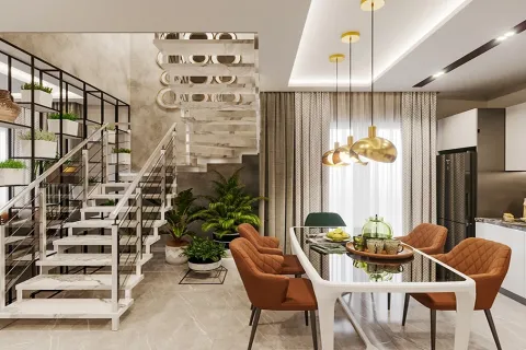 آپارتمان در  Aksu ، ترکیه 2 خوابه ، 100 متر مربع.  شماره 223538 - 19