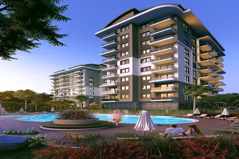 آپارتمان در  Alanya ، ترکیه 1 خوابه ، 54 متر مربع.  شماره 223537 - 2