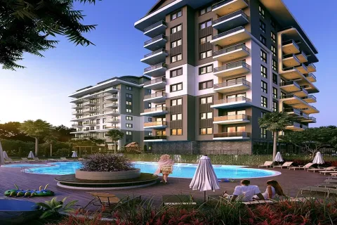 آپارتمان در  Alanya ، ترکیه 1 خوابه ، 54 متر مربع.  شماره 223537 - 4