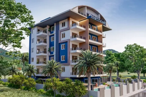 1+1 Lägenhet  i Alanya, Antalya, Turkiet Nr. 223539 - 2