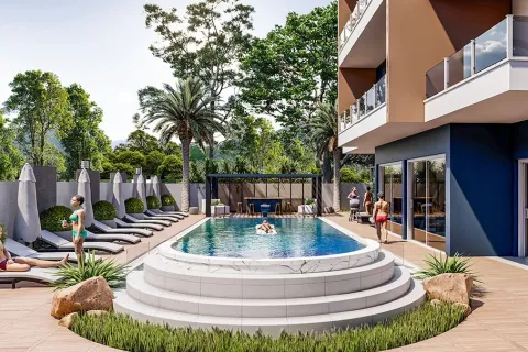 1+1 Lägenhet  i Alanya, Antalya, Turkiet Nr. 223539 - 4