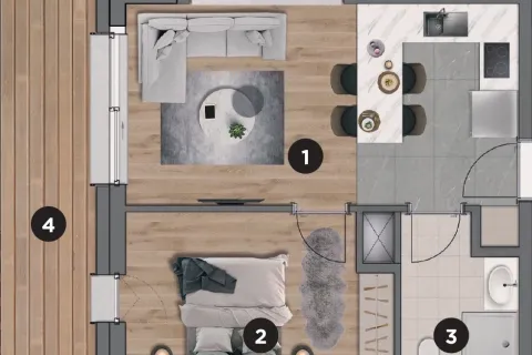 Daire 1+1 Aksu, Antalya, Türkiye №220658 - 17