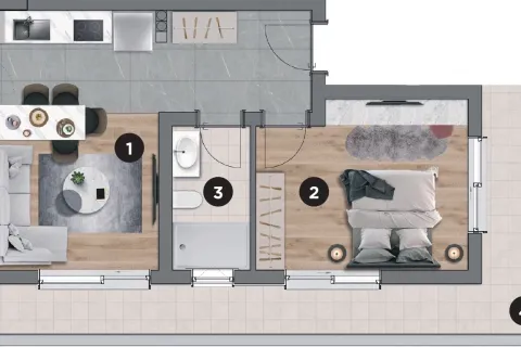 Daire  1+1  Aksu, Antalya, Türkiye №220660 - 17