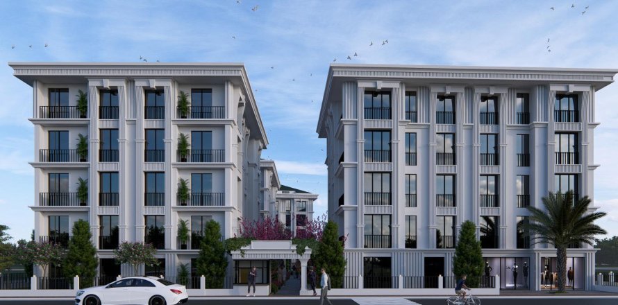 Квартира  2-х ком. в Бююкчекмедже, Стамбул, Турция №223308