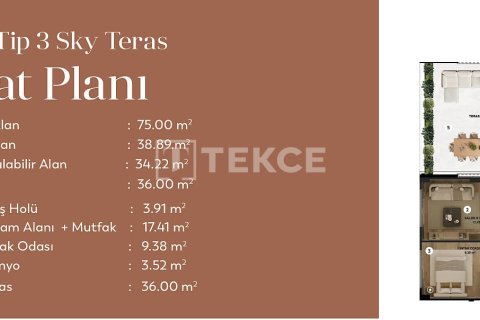 1+1 Lägenhet i Bursa, Turkiet Nr. 226535 - 26