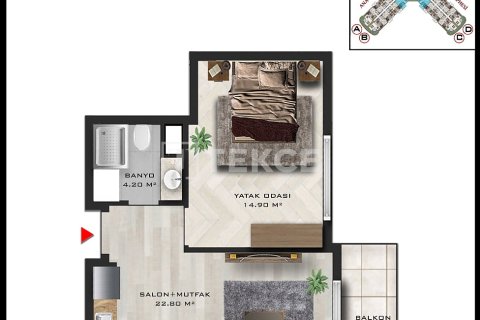 2+1 Lejlighed i Aksu, Antalya, Tyrkiet Nr. 226537 - 10