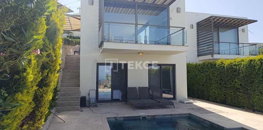 3+1 Villa i Bodrum, Mugla, Turkiet Nr. 226534