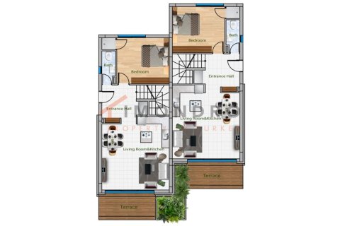 Apartment for sale  in Girne, Northern Cyprus, 2 bedrooms, 111m2, No. 215321 – photo 23