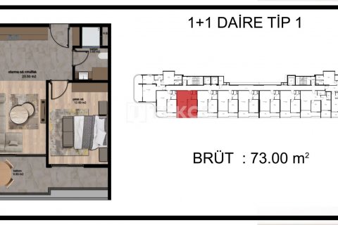 Продажа квартиры  в Эрдемли, Мерсине, Турция 2+1, 105м2, №100140 – фото 29