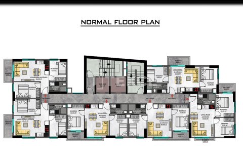 Продажа квартиры  в Аланье, Анталье, Турция 2+1, 55м2, №215859 – фото 27