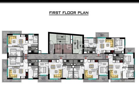 Продажа квартиры  в Аланье, Анталье, Турция 2+1, 55м2, №215859 – фото 26