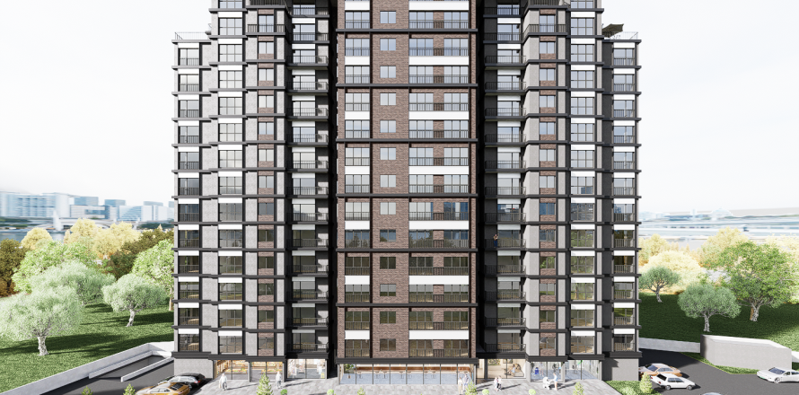 آپارتمان در  Istanbul ، ترکیه 1 خوابه ، 65 متر مربع.  شماره 217365