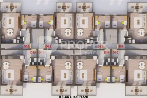 Wohnung  in Fethiye, Mugla, Türkei Nr. 227946 - 22