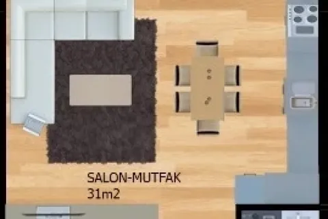 2+1 Lejlighed  i Alanya, Antalya, Tyrkiet Nr. 220428 - 28