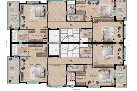 4+1 Villa  in Dosemealti, Antalya, Türkei Nr. 216438 - 20