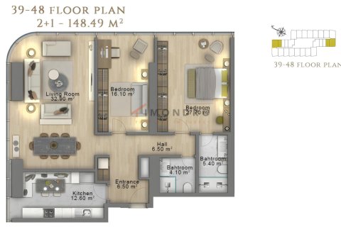 1+1 Wohnung  in Sisli, Istanbul, Türkei Nr. 225268 - 20