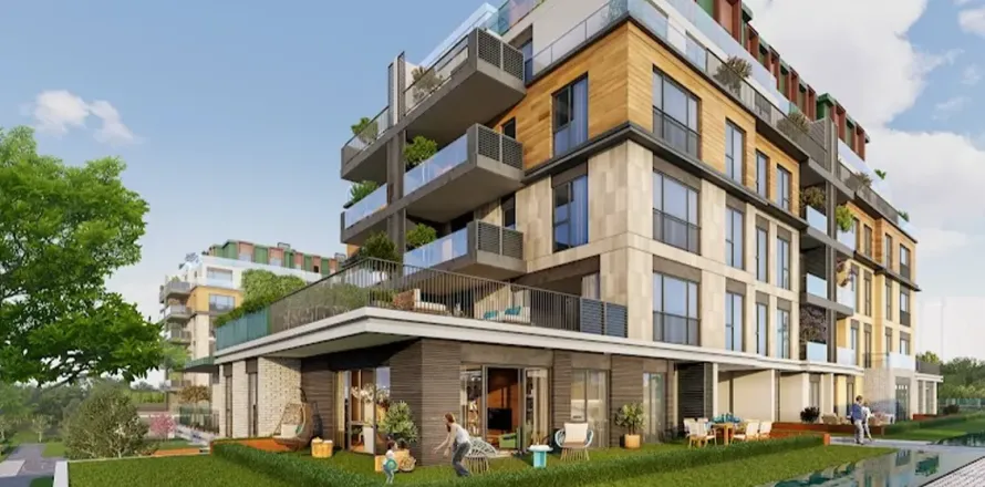 Квартира  3-х ком. в Стамбуле, Турция №213350