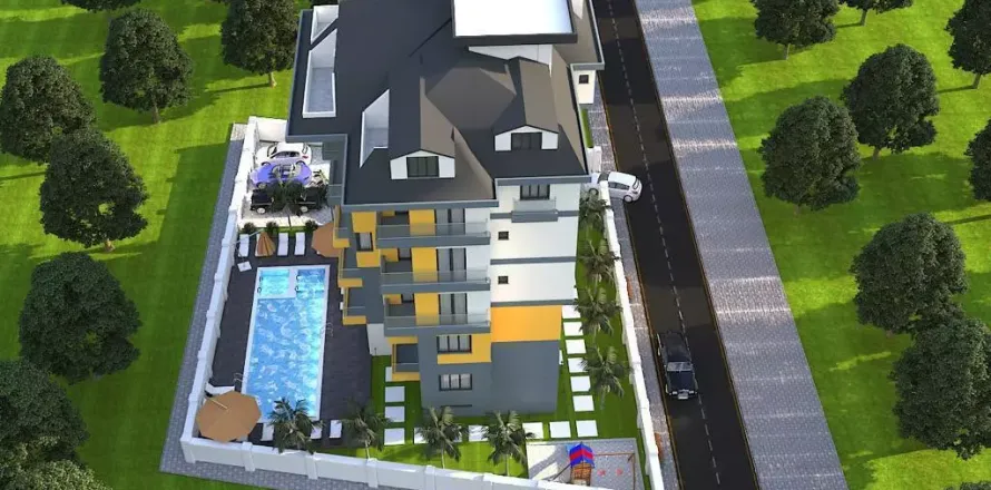 1+1 Wohnung  in Avsallar, Antalya, Türkei Nr. 222993