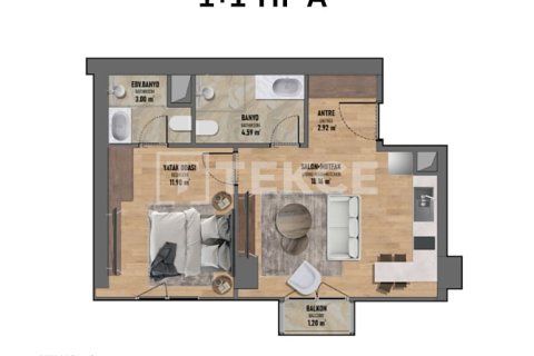 Apartment for sale in Istanbul, Turkey, 2 bedrooms, 109m2, No. 226572 – photo 18