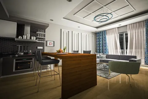 آپارتمان در  Alanya ، ترکیه 1 خوابه ، 60 متر مربع.  شماره 223630 - 17