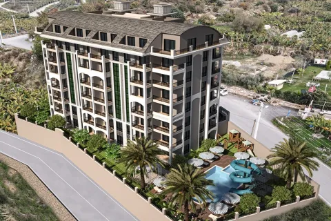 آپارتمان در  Alanya ، ترکیه 1 خوابه ، 60 متر مربع.  شماره 223630