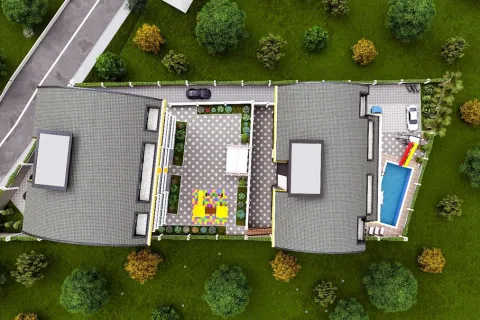 آپارتمان در  Alanya ، ترکیه 1 خوابه ، 60 متر مربع.  شماره 223632 - 5