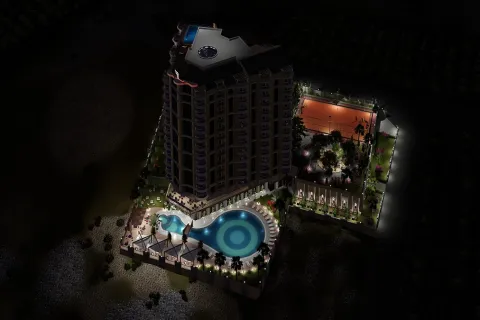 آپارتمان در  Alanya ، ترکیه 1 خوابه ، 65 متر مربع.  شماره 223629 - 7