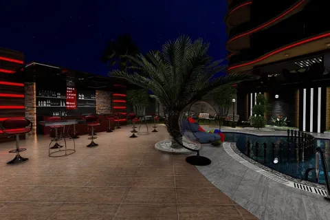 آپارتمان در  Alanya ، ترکیه 1 خوابه ، 65 متر مربع.  شماره 223629 - 11