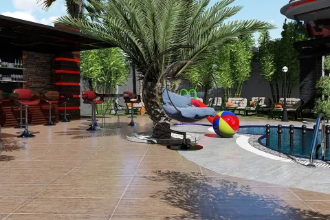 آپارتمان در  Alanya ، ترکیه 1 خوابه ، 65 متر مربع.  شماره 223629 - 5