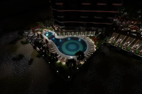 آپارتمان در  Alanya ، ترکیه 1 خوابه ، 65 متر مربع.  شماره 223629 - 10