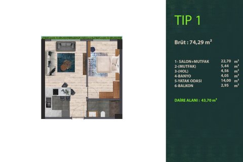 Daire 2+1 İstanbul, Türkiye №221974 - 10