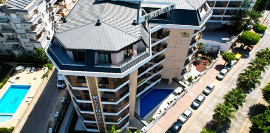 آپارتمان در  Antalya ، ترکیه 1 خوابه ، 55 متر مربع.  شماره 222556