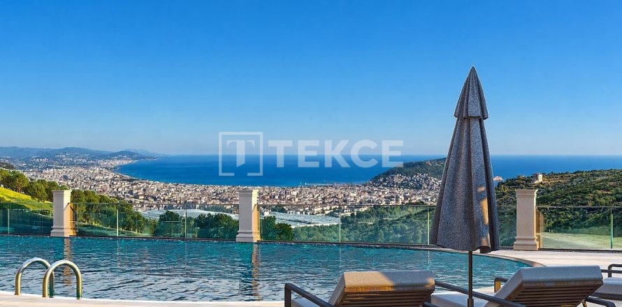 3+1 Leilighet i Alanya, Antalya, Tyrkia Nr. 237447