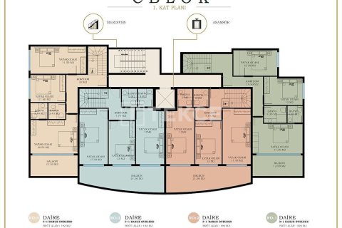 3+1 Leilighet i Alanya, Antalya, Tyrkia Nr. 237447 - 26