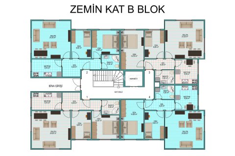 3+1 Lägenhet  i Altinova, Yalova, Turkiet Nr. 227087 - 14