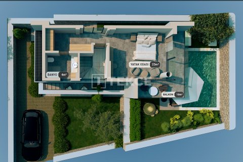 3+1 Villa i Kas, Antalya, Tyrkiet Nr. 215802 - 18