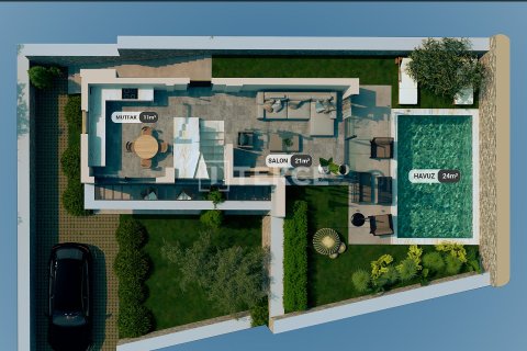 3+1 Villa i Kas, Antalya, Tyrkiet Nr. 215802 - 17