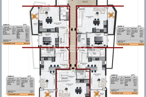Продажа пентхауса  в Аланье, Анталье, Турция 2+1, 119м2, №226433 – фото 20