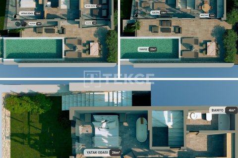 Продажа виллы в Каше, Анталье, Турция 3+1, 137м2, №216363 – фото 25