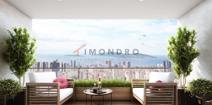 آپارتمان در Kartal، Istanbul ، ترکیه 2 خوابه ، 77 متر مربع. شماره 221536