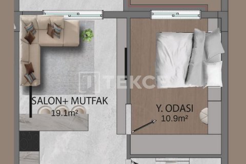 Продажа квартиры  в Аксу, Анталье, Турция 1+1, 59м2, №221534 – фото 19