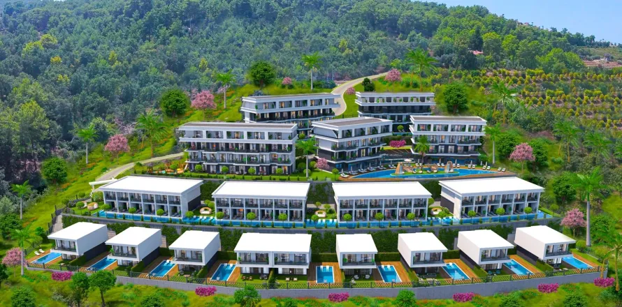 Daire  1+1  Alanya, Antalya, Türkiye №224025