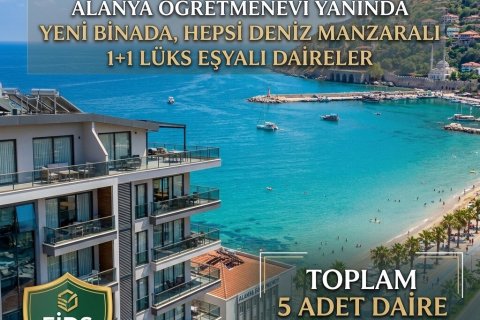 1+1 Apartment  in Alanya, Antalya, Turkey No. 237683