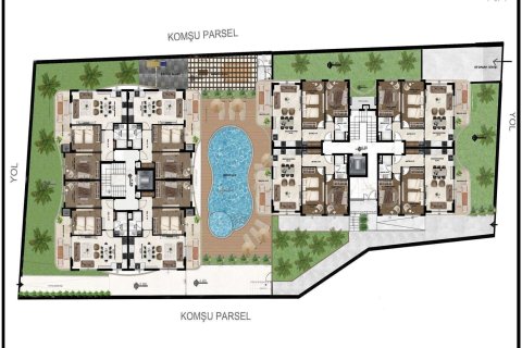 2+1 Wohnung  in Alanya, Antalya, Türkei Nr. 229153 - 14