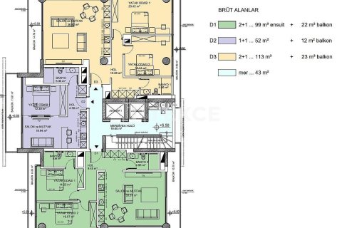 Продажа квартиры  в Гирне, Северный Кипр 2+1, 120м2, №212522 – фото 22