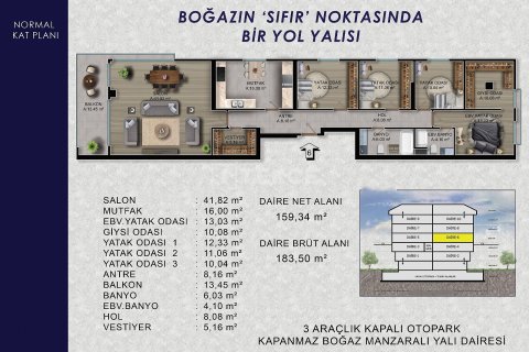 4+1 Lejlighed  i Istanbul, Tyrkiet Nr. 212525 - 5