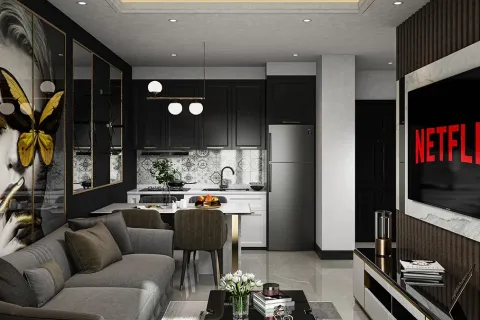 Продажа квартиры  в Аланье, Анталье, Турция 1+1, 55м2, №223612 – фото 14