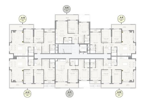 3+1 Leilighet  i Alanya, Antalya, Tyrkia Nr. 227415 - 14